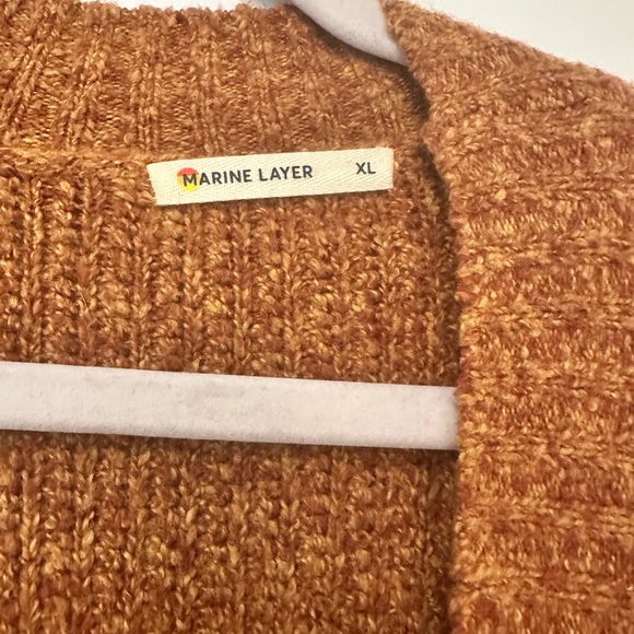 Marine Layer Women's orange/brown Cardigan - Picture 2 of 6